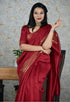 Vasthrlay Handwoven Border Unstitched Saree