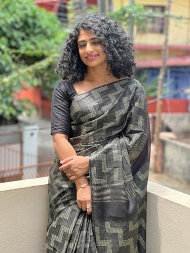 Vasthrlay Bhagalpuri Unstitched Saree