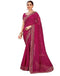 Vasthrlay Bandhani Embroidery Unstitched Rama Green Saree