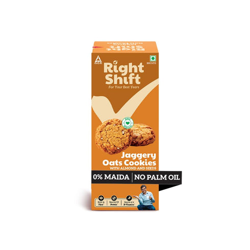 Right Shift Jaggery Oats Cookies