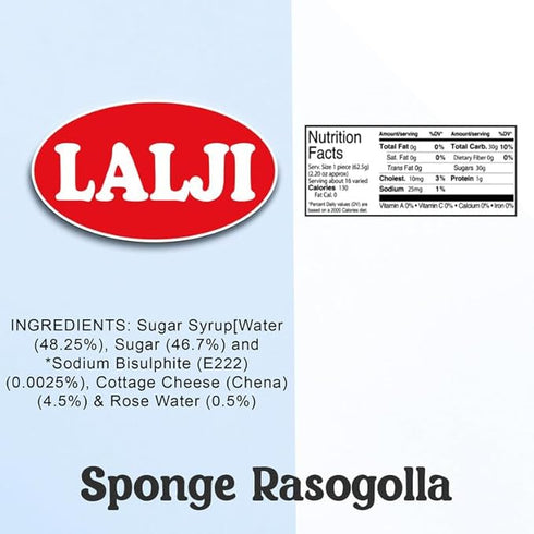 Lalji Foods Rasogolla