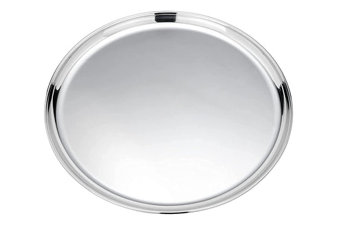 Stainless Steel Dinner Plate Set of 2 Pieces