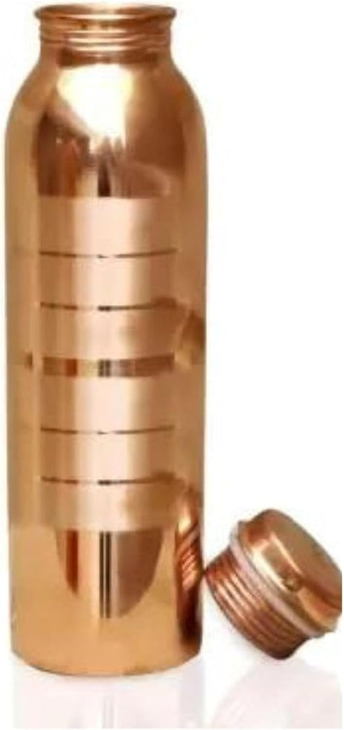 Copper Stylish Bottle 900 ML (Plain Touch)