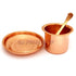 Panchpatra Pali with Plate Set in Copper for Puja