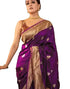 Vasthrlay Kanjivaram Banarasi Wedding Orange Saree