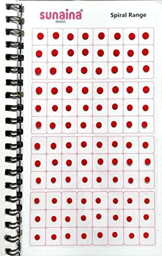 SUNAINA Genuine Spiral Round Plain Regular Bindi