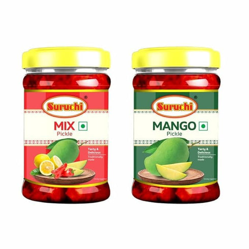 Suruchi Pickle Combo Pack of 2 Achar Combo of
