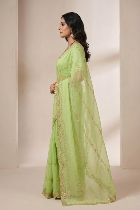 Vasthrlay Embroidered Swarovski Ethnic Wear