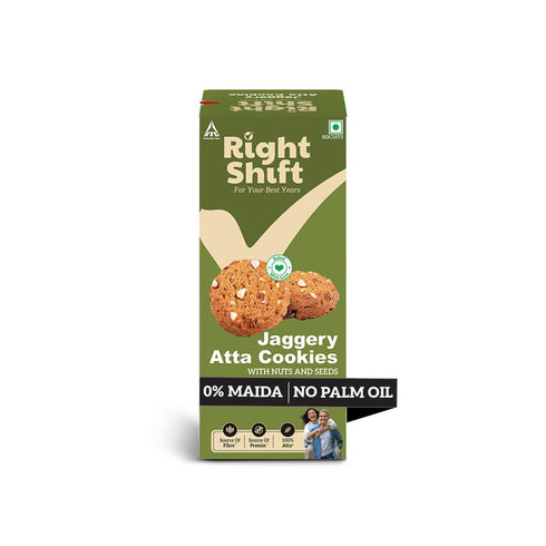 Right Shift Jaggery Atta Cookies