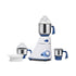 Preethi Diamond 750 Watts Mixer Grinder, 3 Jars (Stainless Steel), White