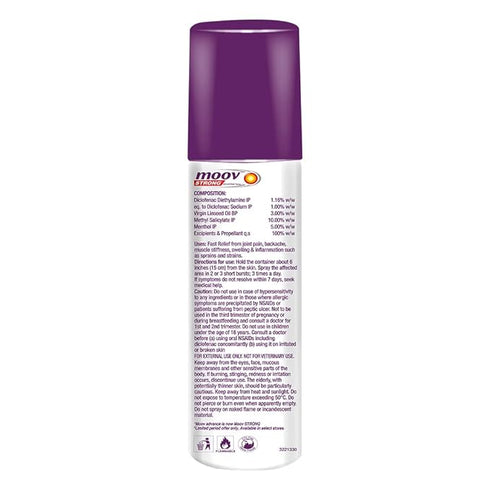 Moov Strong Diclofenac Pain Relief Spray 80gm
