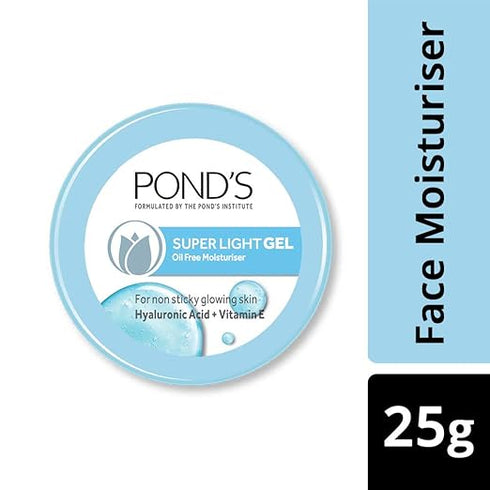 Pond's Super Light Gel Moisturiser, Oil-Free Moisturiser 25g