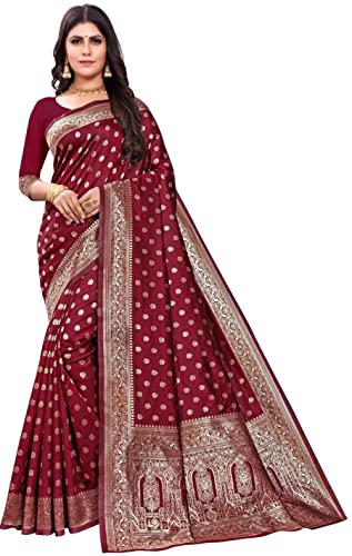 Vasthrlay Banarasi Kanjivaram Wedding Paithani Saree With Blouse Piece