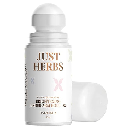 Just Herbs Under Arm Roll On for Women Floral Fiesta