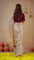 Vasthrlay Chanderi Unstitched Blouse Saree Az Ys Patakha