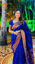 Vasthrlay Banarasi Kanjivaram Kanchipuram BS09 Saree With Blouse Piece
