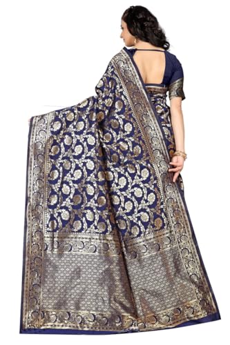 Vasthrlay Kanjivaram Banarasi Kanchipuram Wedding Saree With Blouse Piece