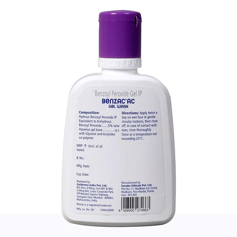 Benzac Ac 5% Gel Wash
