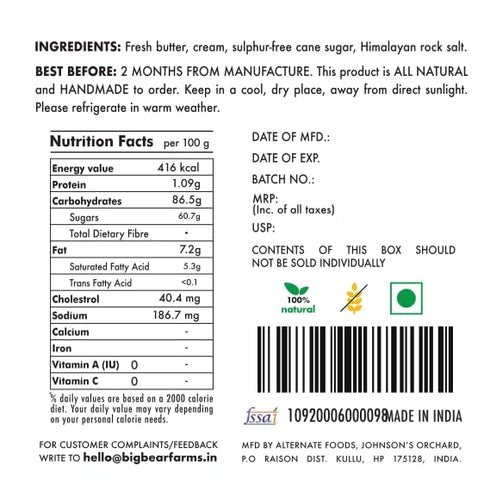 Big Bear Farms Caramel Toffee