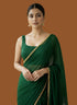 Vasthrlay Orange Decorative Unstitched Saree