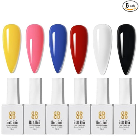 Bolt Bee Gel Nail Polish Set – 6