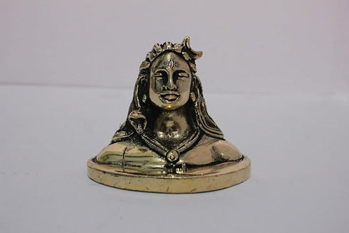 Brass Adiyogi Shiva Statue 661gm