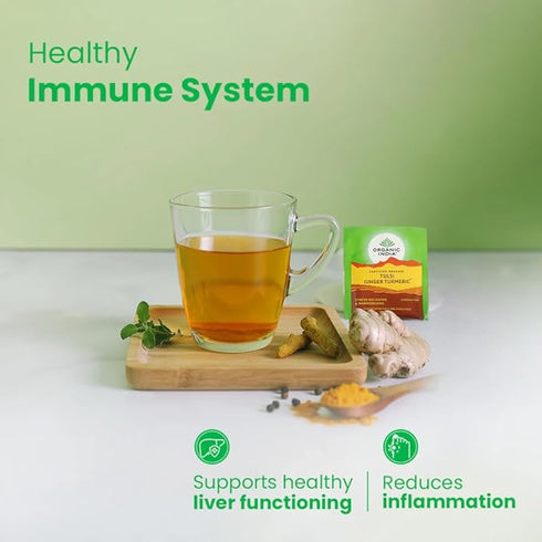Organic India Tulsi Ginger Turmeric Tea bags