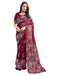 Vasthrlay Womens Printed Unstitched Beige Saree
