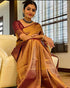 Vasthrlay Maroon Banarasi Saree