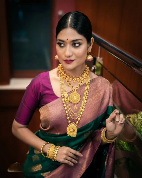 Vasthrlay White Kanjivaram Saree