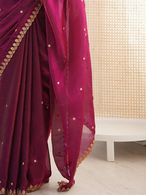 Vasthrlay Traditional Unstitched Saree