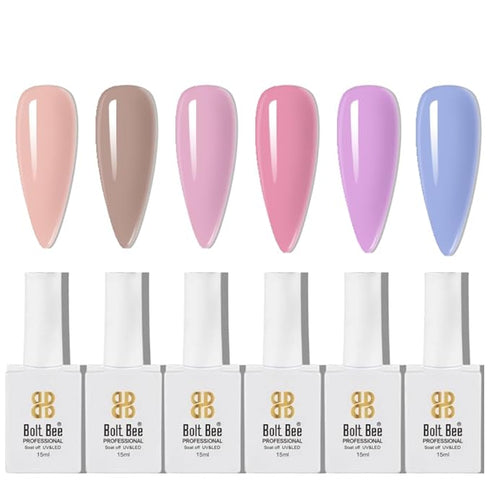 Bolt Bee Gel Nail Polish Set – 6