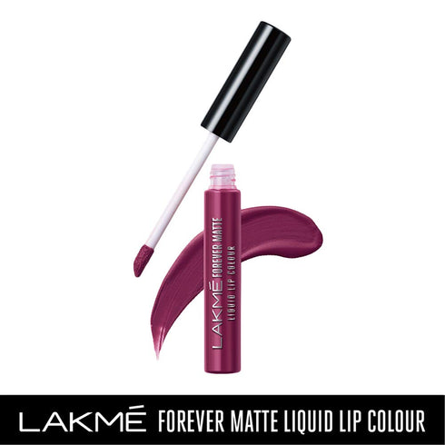 Lakme Forever Matte Liquid Lip Colour | Wine Glow