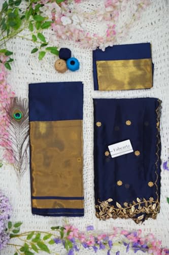 Vasthrlay Unstitched South Indian Half Saree