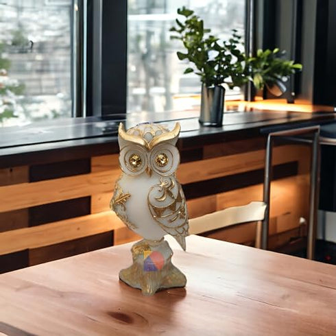 Owl Statue for Good Luck Owl showpieces for Home Decor vastu Attracts Positive Energy & Money