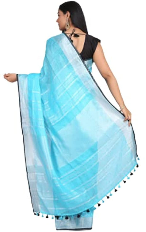 Vasthrlay Handloom Summer Contrast Vibrant Green