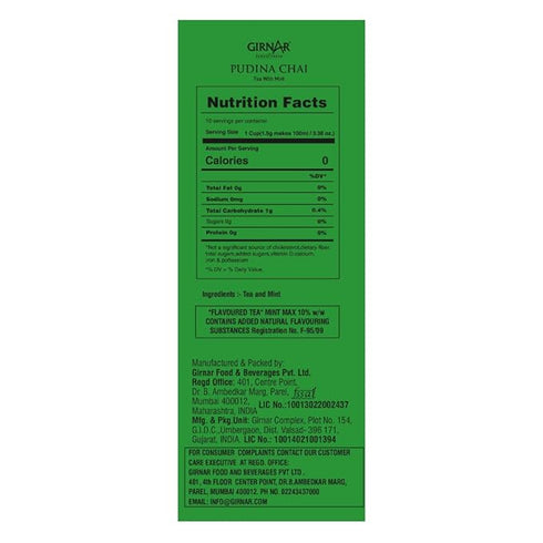 Girnar Pudina Chai Tea Bags