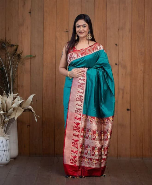 Vasthrlay Banarasi Border Saree