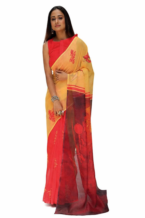 Vasthrlay Multicoloure Artistic Unstitched Lightweight Traditional