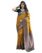 Vasthrlay Womens Weaving Yellow Saree With Green Unstitched Blouse Piece