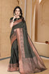 Vasthrlay Banarasi Unstitched Saree