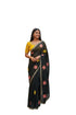 Vasthrlay Vichitra Embroidery Brown Black
