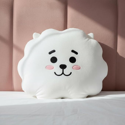 MINISO BT21 RJ Head-Shaped Plush Pillow 16 Inch