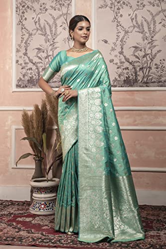 Vasthrlay Banarasi Unstitched Saree