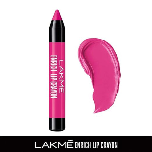 Lakme Enrich Lip Crayon | Pink Burst