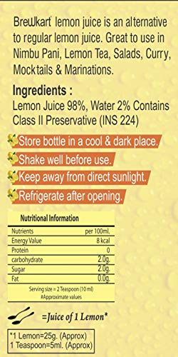 Brewkart Lemon Juice Concentrate