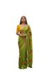 Vasthrlay Vichitra Embroidery Brown Black