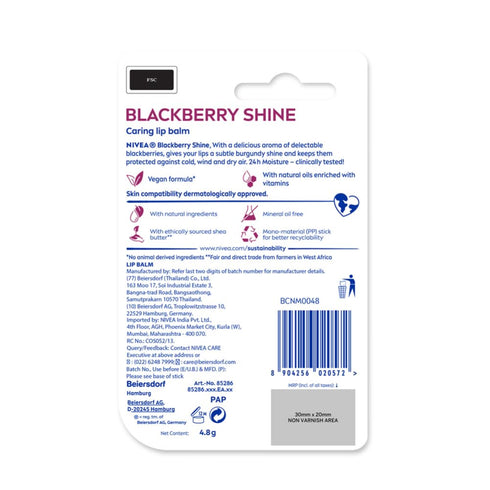 Nivea Lip Balm Berry Shine