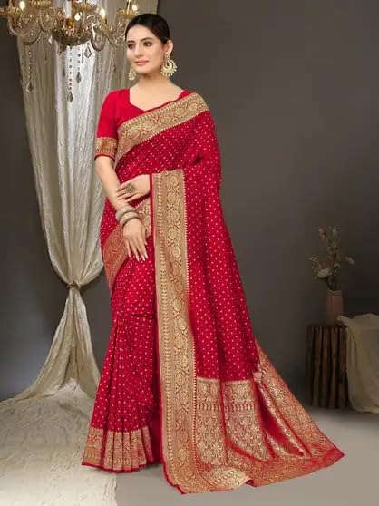 Vasthrlay Traditional Unstitched Saree
