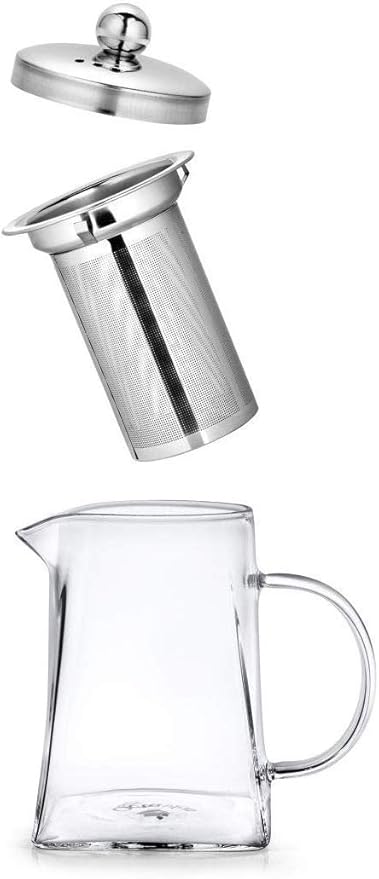 ZROY Enterprise Round Glass Tea Pot(Square)